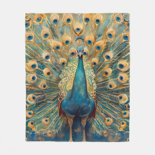 Cobertor De Velo Art Nouveau Peacock