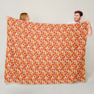 Cobertor De Velo Art Nouveau Poppies Fleece Blanket