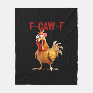 Cobertor De Velo Arte Clássica Vintage de Frango F-Caw-F