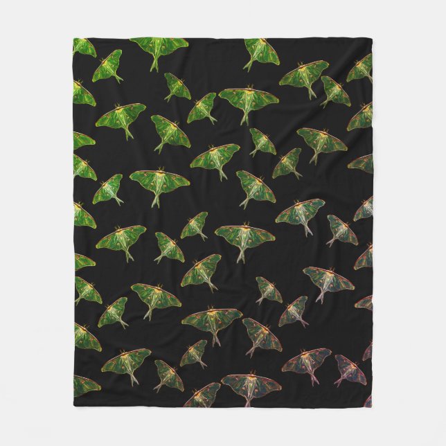 Cobertor De Velo Arte com Borboleta Azul (Frente)