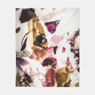 Cobertor De Velo Arte criativa abstrato Dourada Sparkles