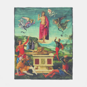 Cobertor De Velo Arte da Ressurreição de Jesus Cristo por Raphael