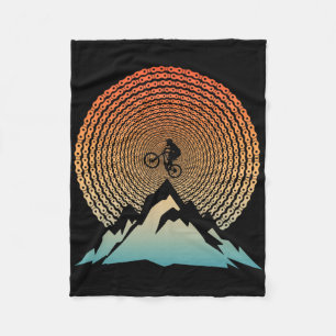 Cobertor De Velo Arte de bicicleta de montanha fofo para homens e m