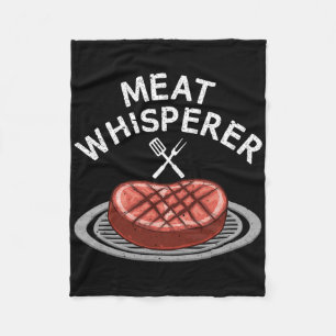 Cobertor De Velo Arte de Carne de Churrasco Engraçada para Homens M