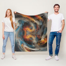 Arte de Pintura Abstrata Redemoinho