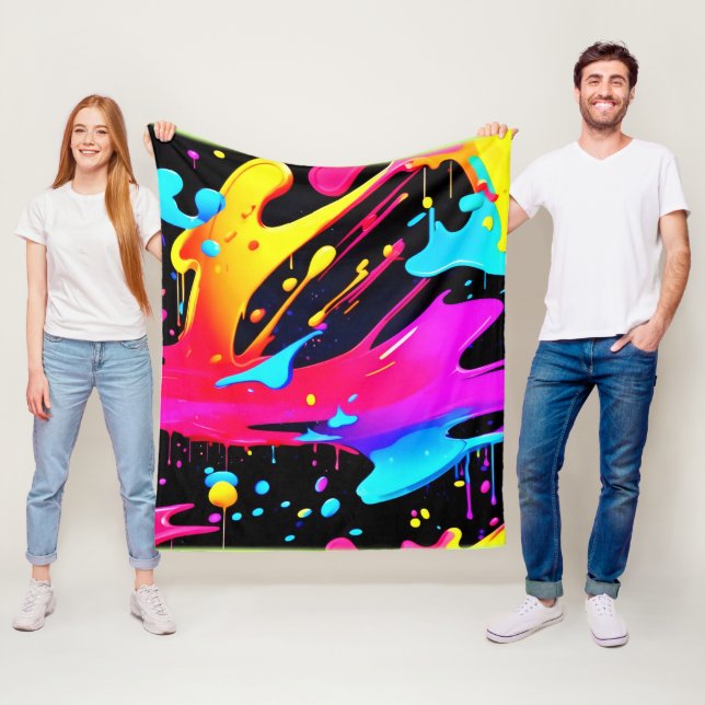 Cobertor De Velo Arte de pintura esplêndida e esbranquiçada (In Situ)