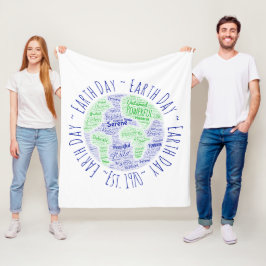 Cobertor De Velo Arte do Dia da Terra