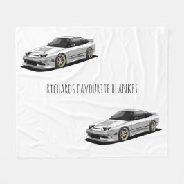 Cobertor De Velo arte do nissan 240sx desenhada à mão 