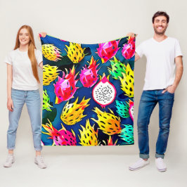 Cobertor De Velo Arte do Padrão de Fruta do Dragão