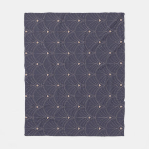 Cobertor De Velo Arte elegante nouveau, padrão minimalista.