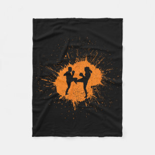 Cobertor De Velo Arte Esportiva de Kickboxing