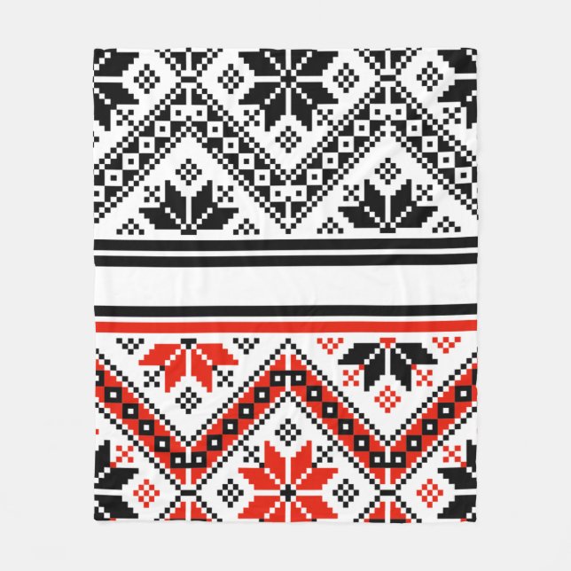 Cobertor De Velo Arte folclórica búlgara (Frente)