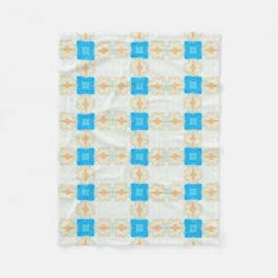 Cobertor De Velo Arte geométrica com natas-de-rocha-azul