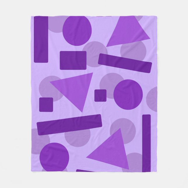 Cobertor De Velo Arte Geométrico (Frente)