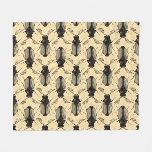 Cobertor De Velo Arte Insect Lover: Besouro Legal