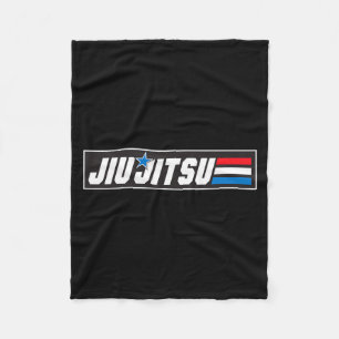 Cobertor De Velo Arte Marcial Jiu Jitsu BJJ Guerreiro Lutador Gráfi