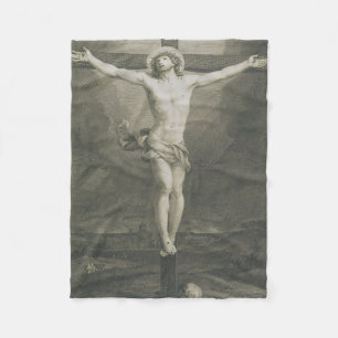 Cobertor De Velo Arte Minimalista Crucificação Monomática