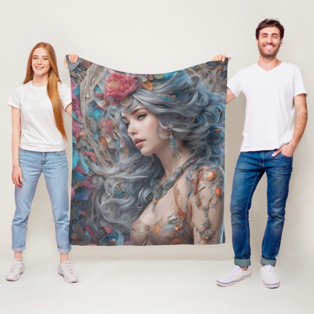 Cobertor De Velo arte moderna abstrato (In Situ)