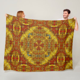 Cobertor De Velo Arte nativa da mandala da areia do espírito de Sun