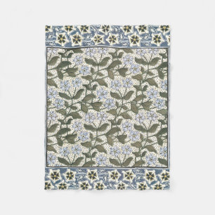 Cobertor De Velo Arte Nova Botânica Flor de Vinca do Verão