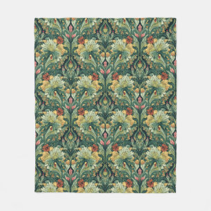 Cobertor De Velo Arte nova floral vintage de algas marinhas de Will