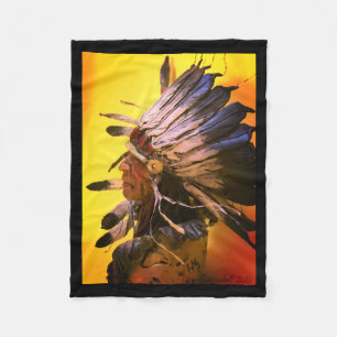 Cobertor De Velo Arte original "Céu da manhã" Kiowa nativa
