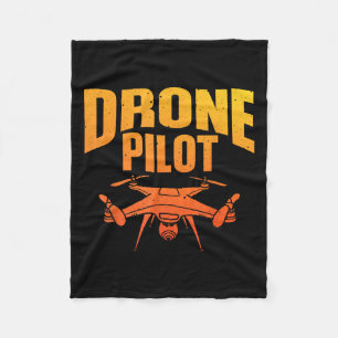 Cobertor De Velo Arte Piloto Drone Para Homens Mulheres Drones Entu