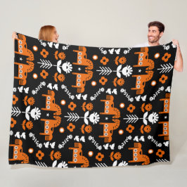 Cobertor De Velo Arte popular sobre cavalos escandinavos