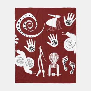 Cobertor De Velo Arte tribal abstrato africana