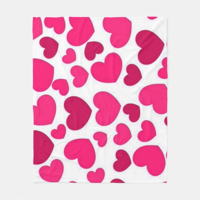 Cobertor De Velo Artes cor-de-rosa (Frente)