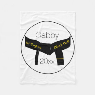 Cobertor De Velo Artes Marciais Cinturão Preto De 1 rua Grau