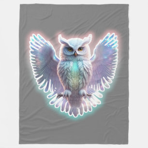 Cobertor De Velo Artic Owl Fleece Blanket