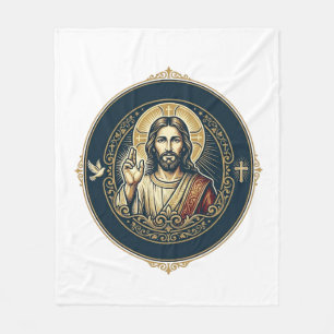 Cobertor De Velo Artista Digital Jesus Camiseta de Arte para iPad I