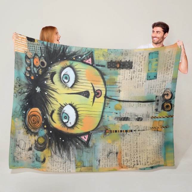 Cobertor De Velo ArtLady 11 Encantada e angustiada (In Situ)