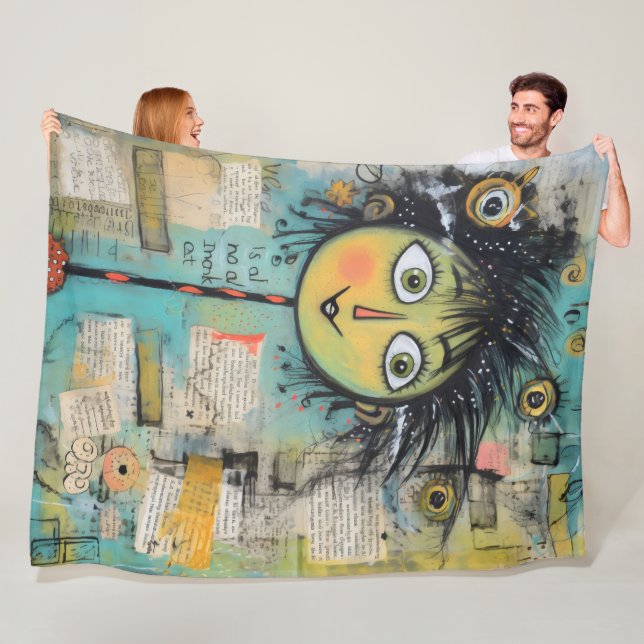 Cobertor De Velo ArtLady 17 Encantada e angustiada (In Situ)