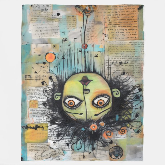 Cobertor De Velo ArtLady 29 Encantada e angustiada (Frente)