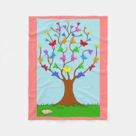 Cobertor De Velo Árvore borboleta