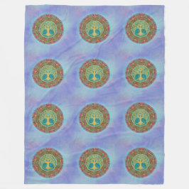 Cobertor De Velo Árvore Da Vida - Padrão Sem Olho De Mandala 1