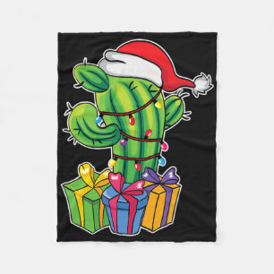 Cobertor De Velo Árvore de Cacto com Presentes - Natal Mexicano em