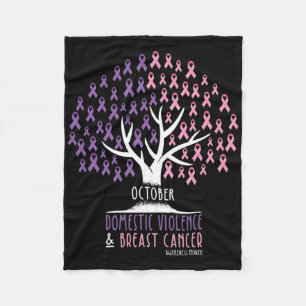 Cobertor De Velo Árvore De Fita - Cancer Da Mama E Violência Domést