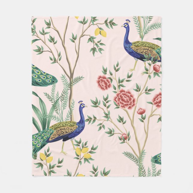 Cobertor De Velo Árvore de fruta de limão, planta, ervilha exótica (Frente)