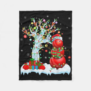 Cobertor De Velo Árvore de Iluminação de Natal Palhaço Snowman Cric