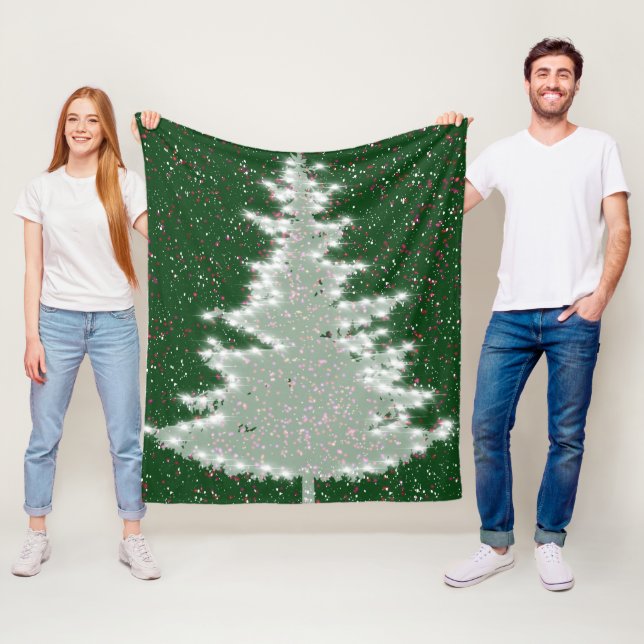 Cobertor De Velo Árvore de Natal Brilhante e Encantada (In Situ)