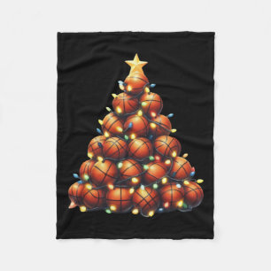 Cobertor De Velo Árvore de Natal de basquetebol