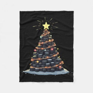 Cobertor De Velo Árvore de Natal de Hóquei Amante de Esportes Diver