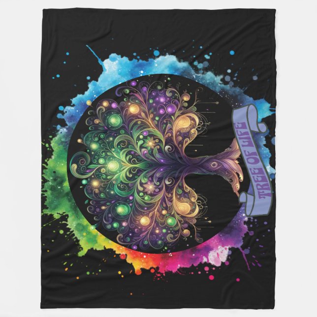 Cobertor De Velo Árvore de vida v2 (Frente)