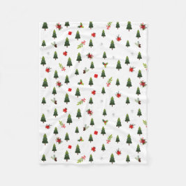 Cobertor De Velo Árvores e Arcos de Natal