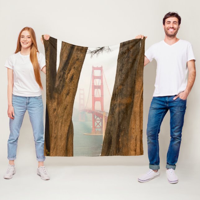 Cobertor De Velo As árvores de golden gate bridge | de negligenciam (In Situ)