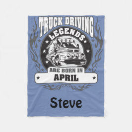 Cobertor De Velo As Legendas De Condução De Caminhão São Nasceres E