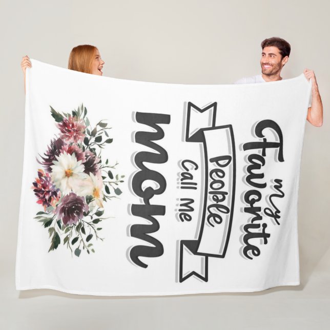 Cobertor De Velo As minhas Pessoas favoritas chamam-me mãe (In Situ)